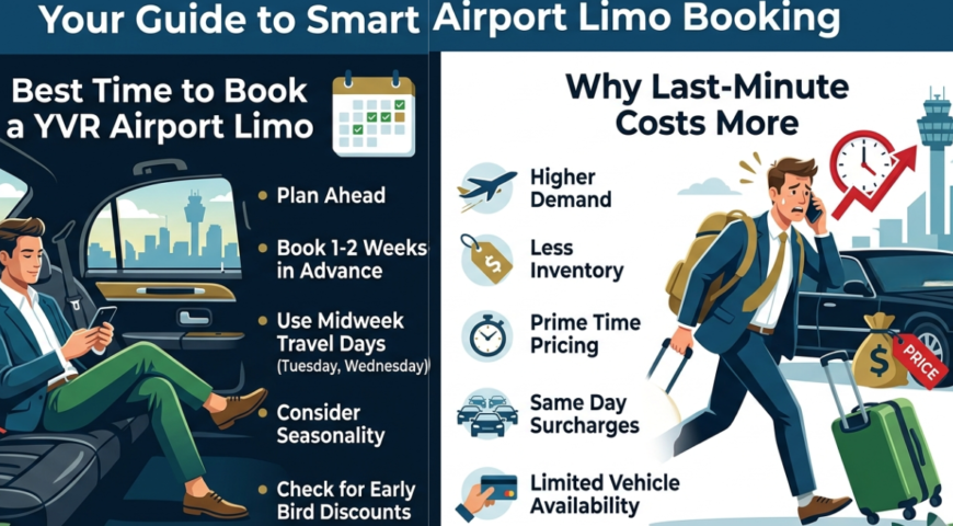 Best Time to Book a YVR Airport Limo And Why Last-Minute Costs More