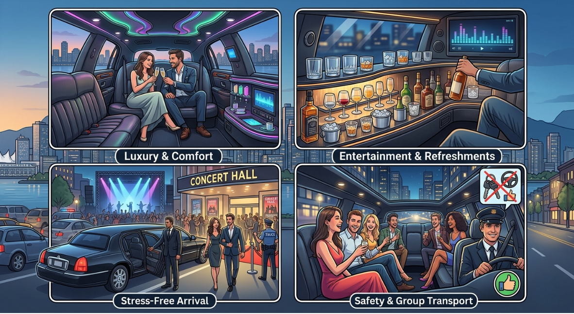 What Makes a Private Vancouver Concert Limo a Perfect Transportation Choice?